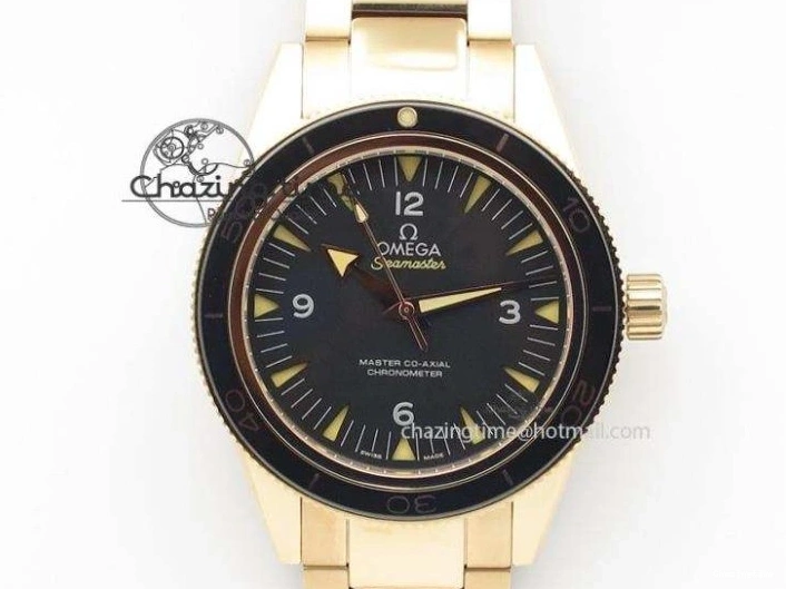 0316 SEAMASTER 300M 43.5MM BLACK CERAMIC VSF 1:1 BEST EDITION BLACK DIAL ON BLACK RUBBER STRAP A FashionForward 7766